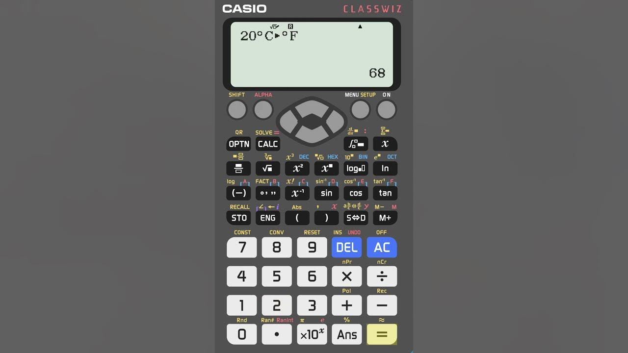 Illustration of a temperature conversion calculator