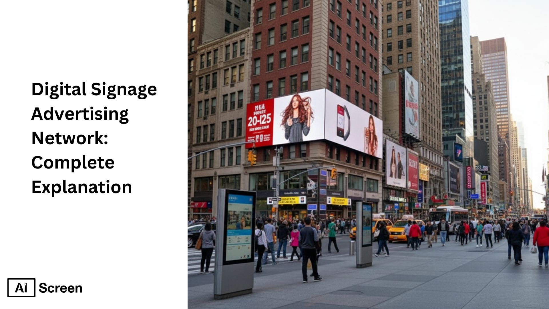 digital signage advertising network for marketers