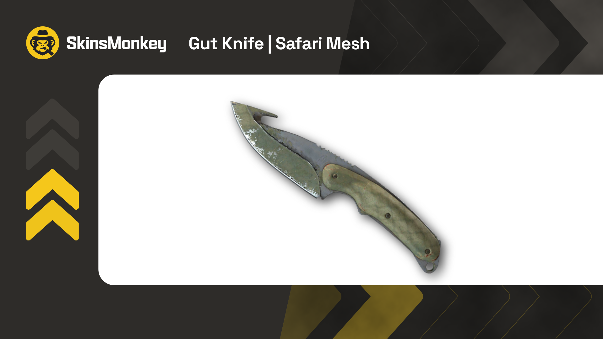 gut knife safari mesh