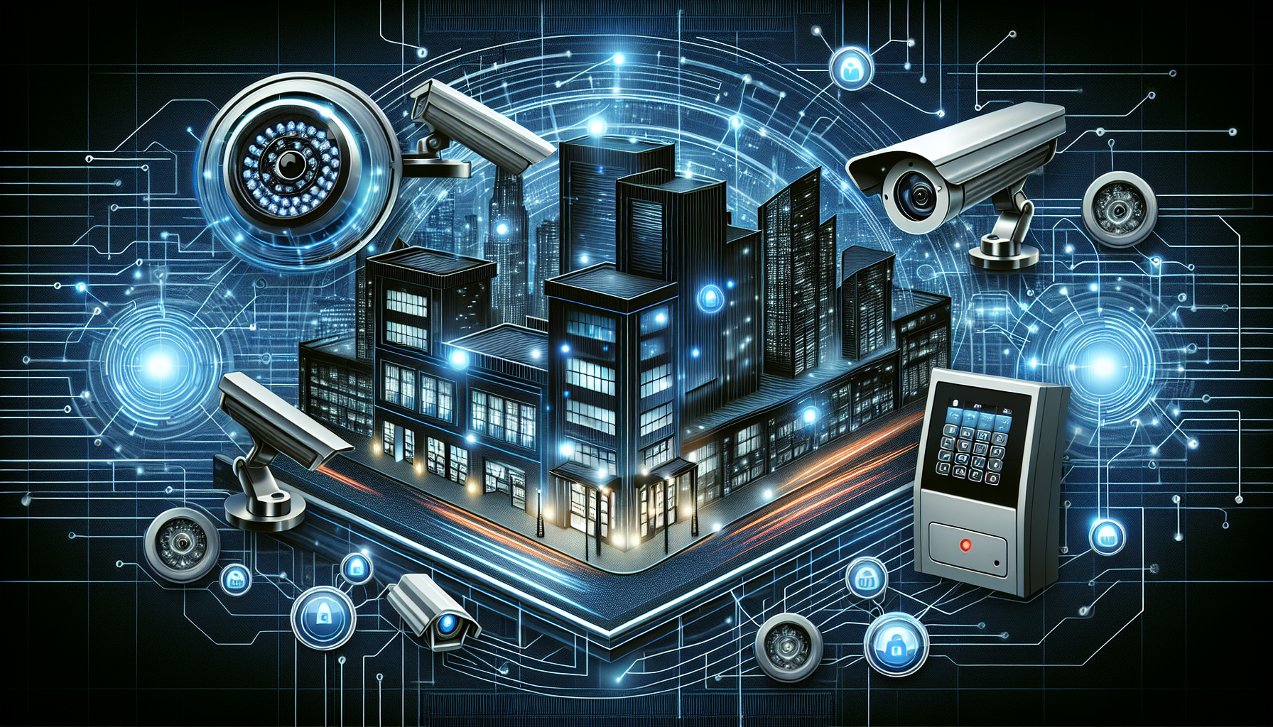 Illustration of commercial security solutions