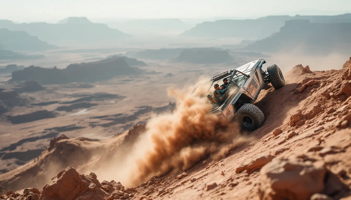 Practical information for rock crawlers amidst the stunning Moab landscape.