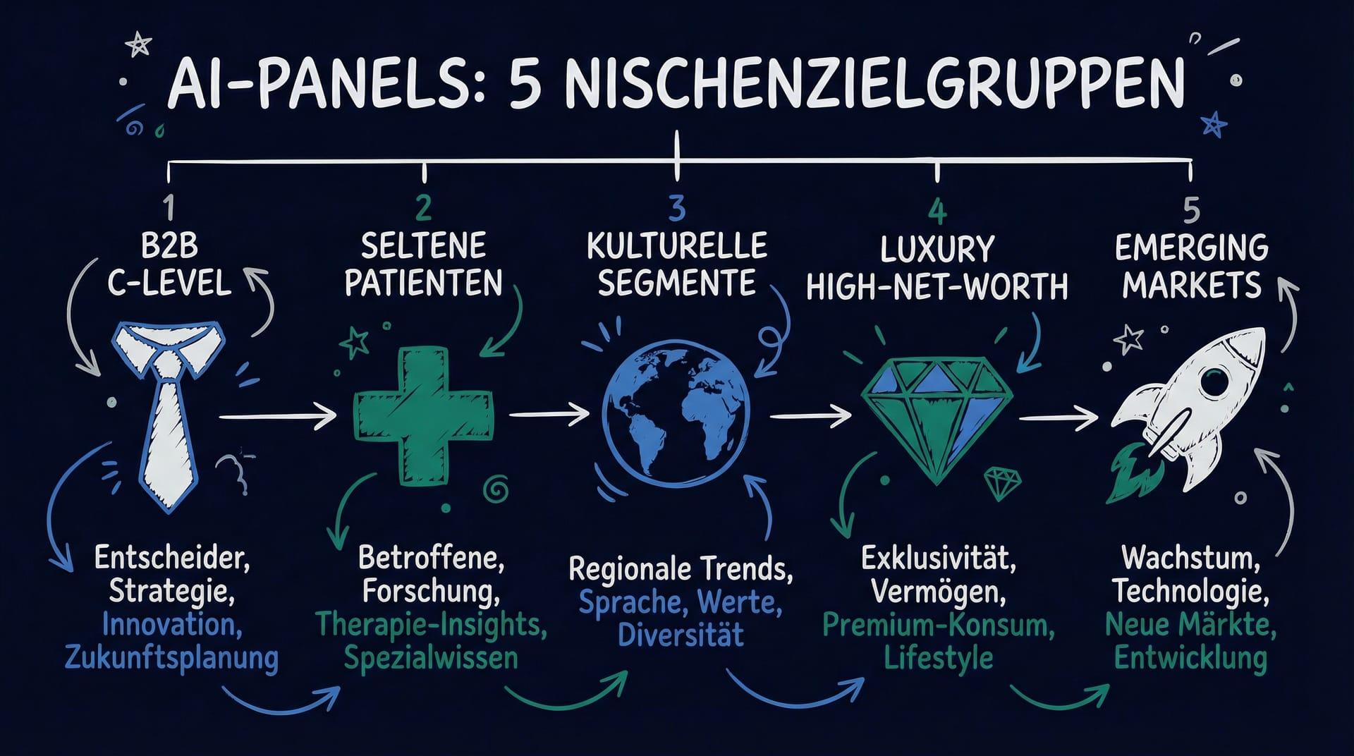 5 Nischenzielgruppen die von AI-Panels profitieren