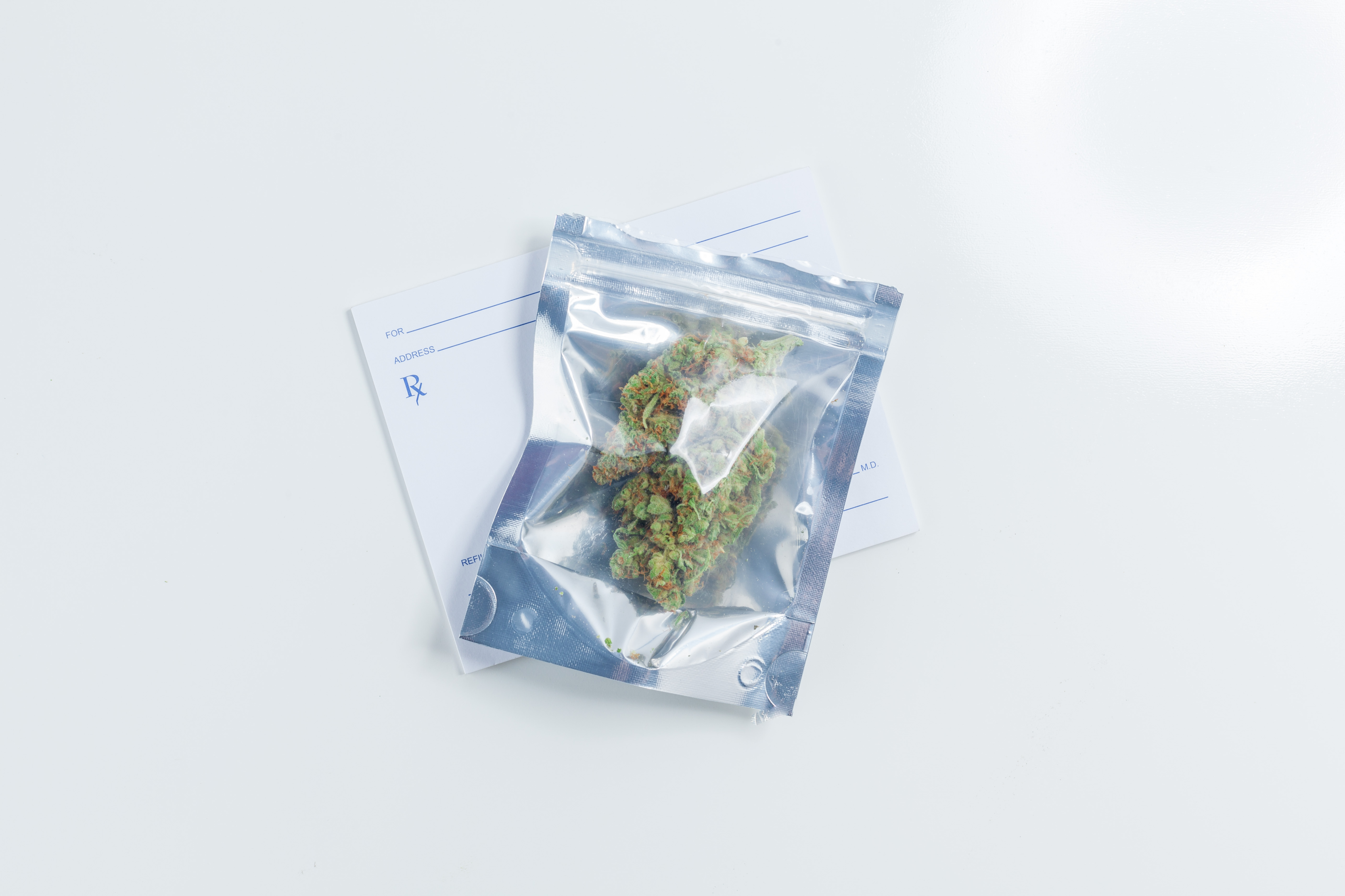 a dub bag of weed, dub sack of weed, cannabis plant buds