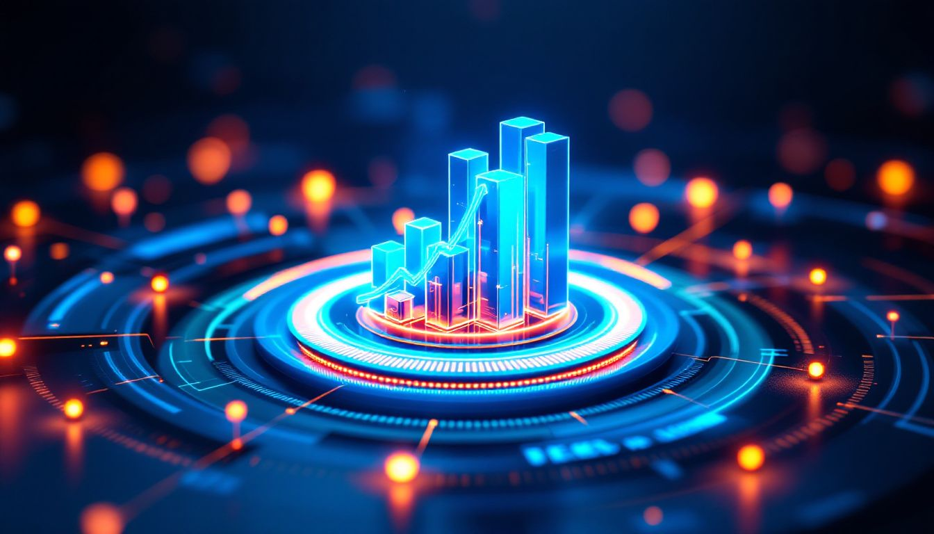 A futuristic concept image representing trends in SEO.