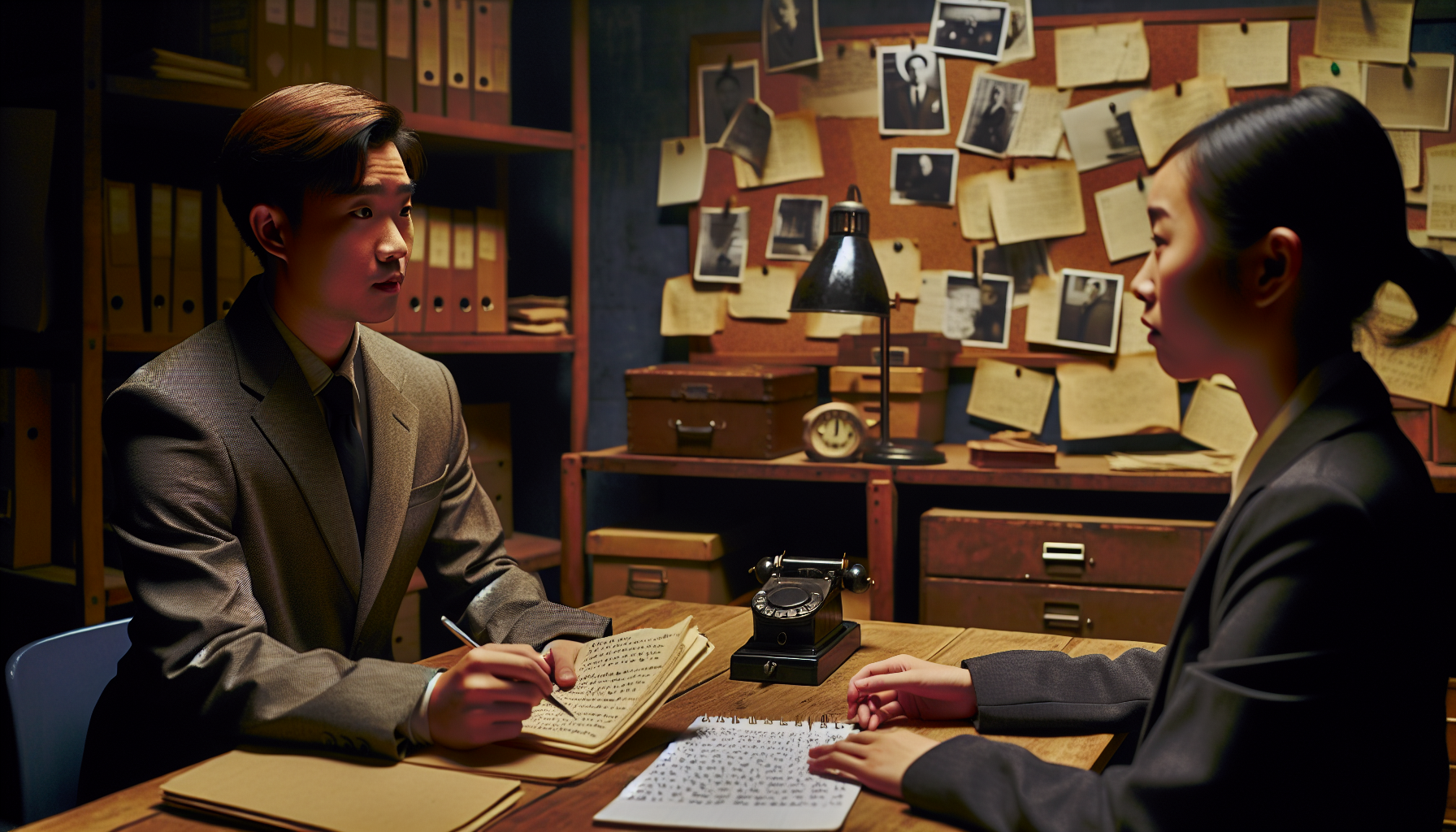 Private investigator gaining practical experience