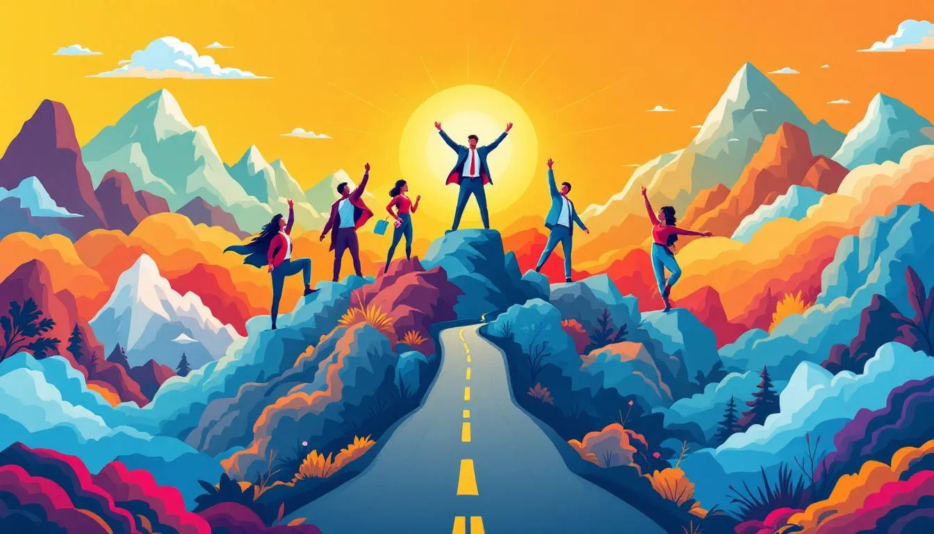 Different leadership styles influencing success.