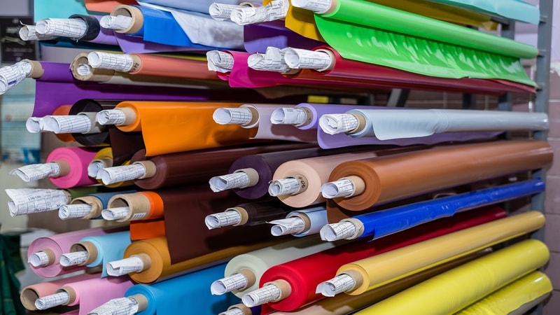 Vinyl rolls variety with different colors