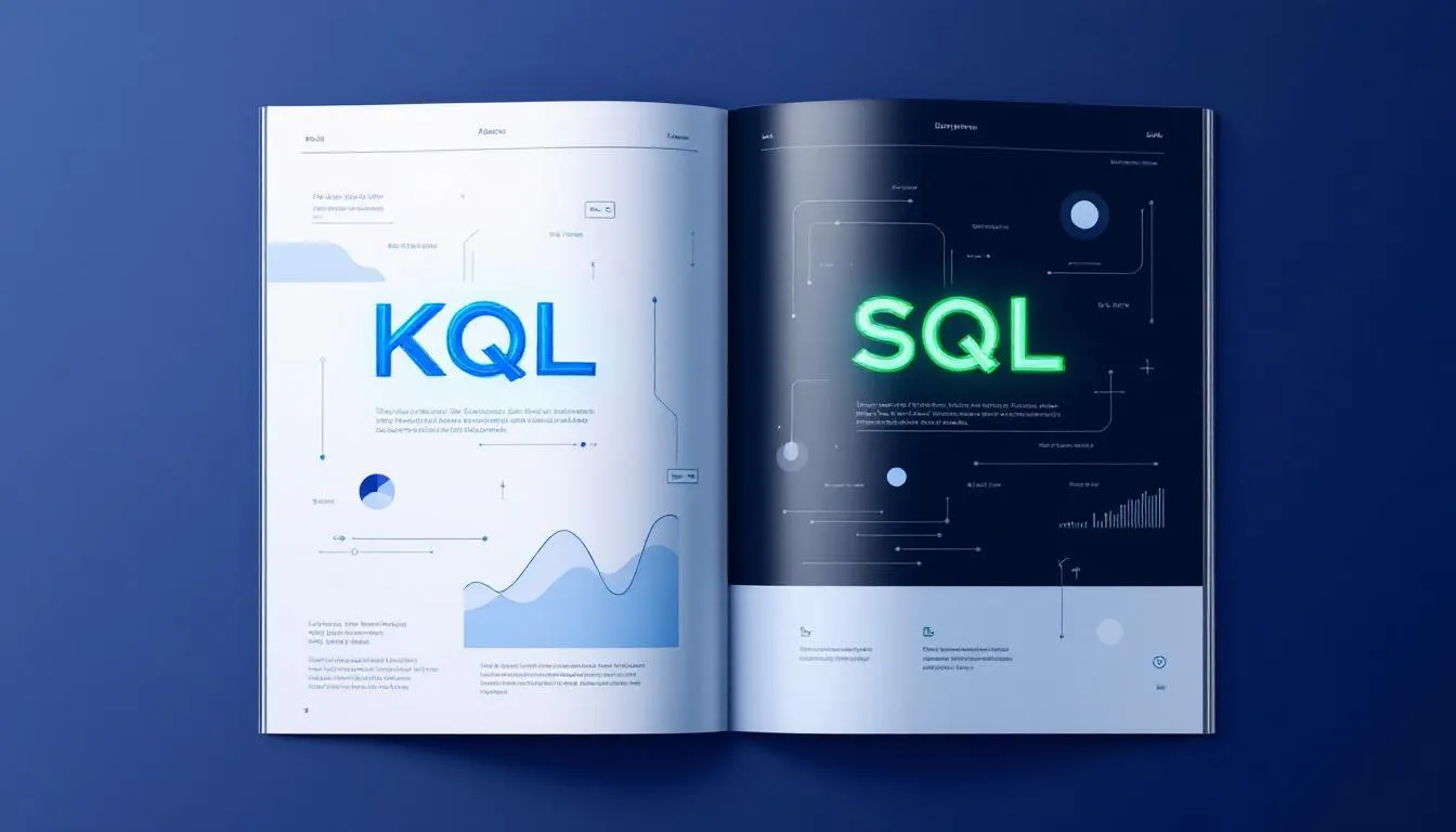 Comparison between KQL and SQL highlighting key differences.