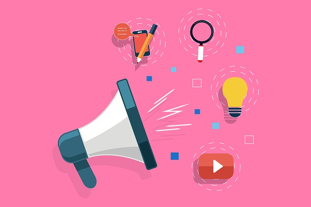 indicizzazione sito, social, media, megafono
