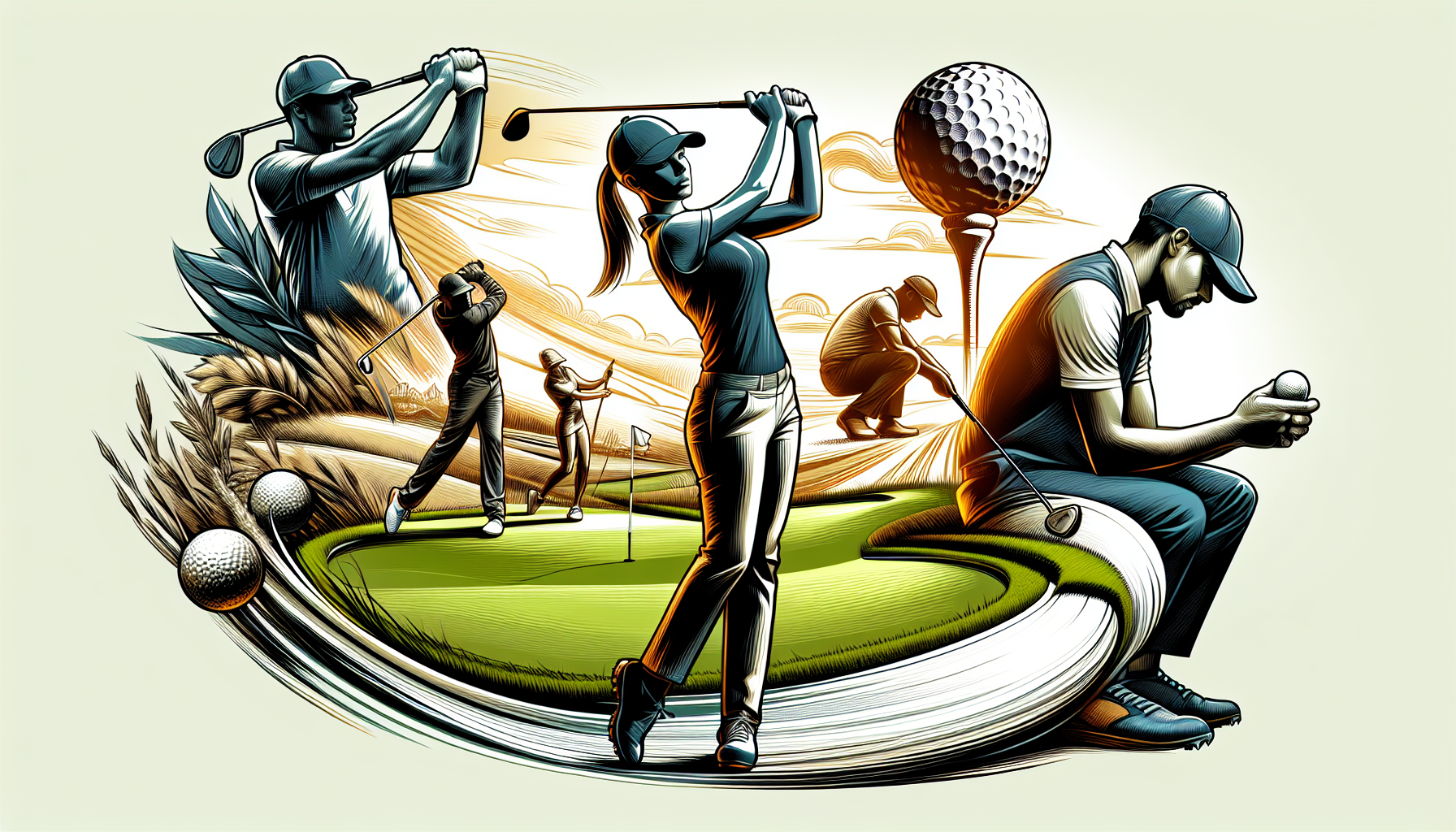Techniki gry w golfa