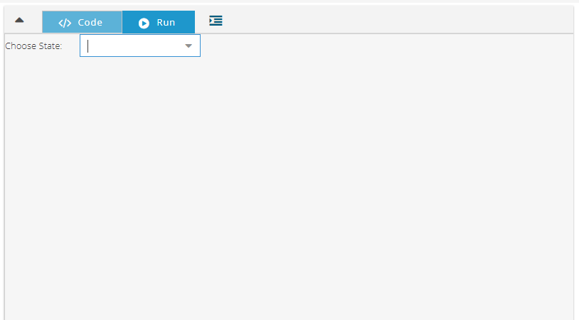 Here is a view of Ext JS search field or drop down list for a UI designer