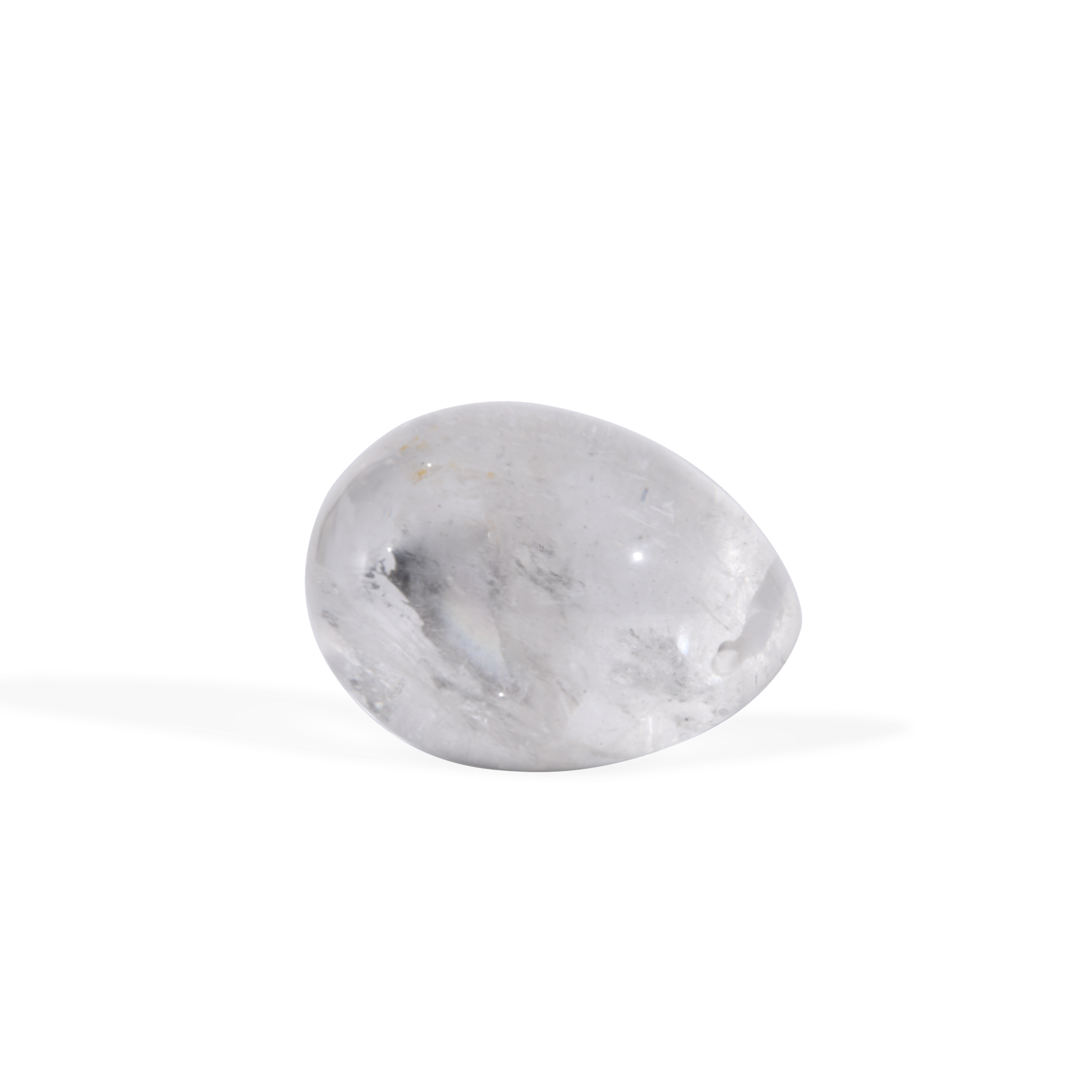 Clear quartz egg healing energy