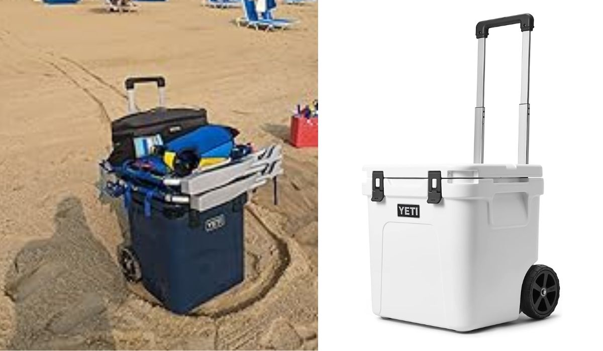 YETI ROADIE 48 Wheeled Hard Cooler - Perfect for families on the go, who have a lot to pack and take with them.