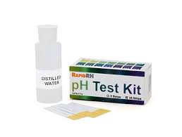 A pH test kit for concrete