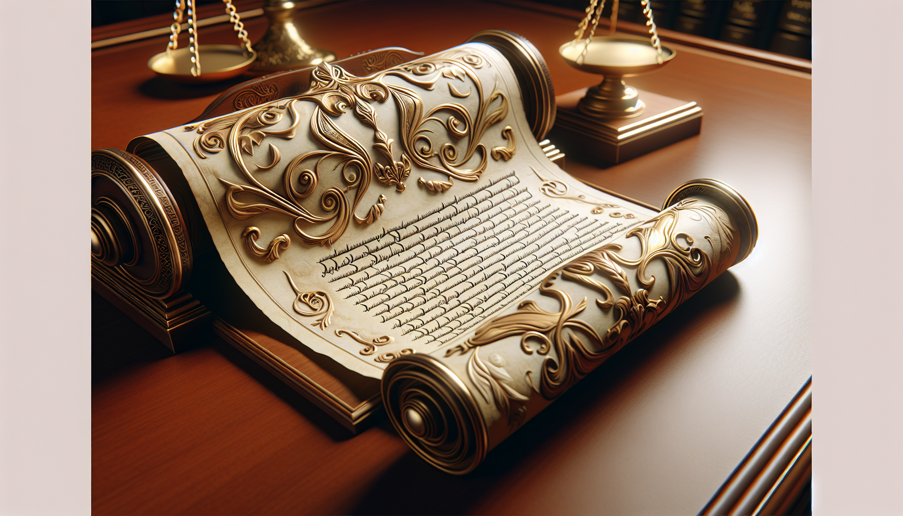 Illustration of a legal document representing an LLC operating agreement