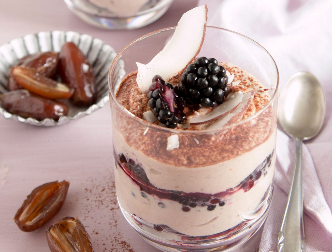 ein cremiges Dessert, das Genuss und bewusste Ernährung perfekt vereint.