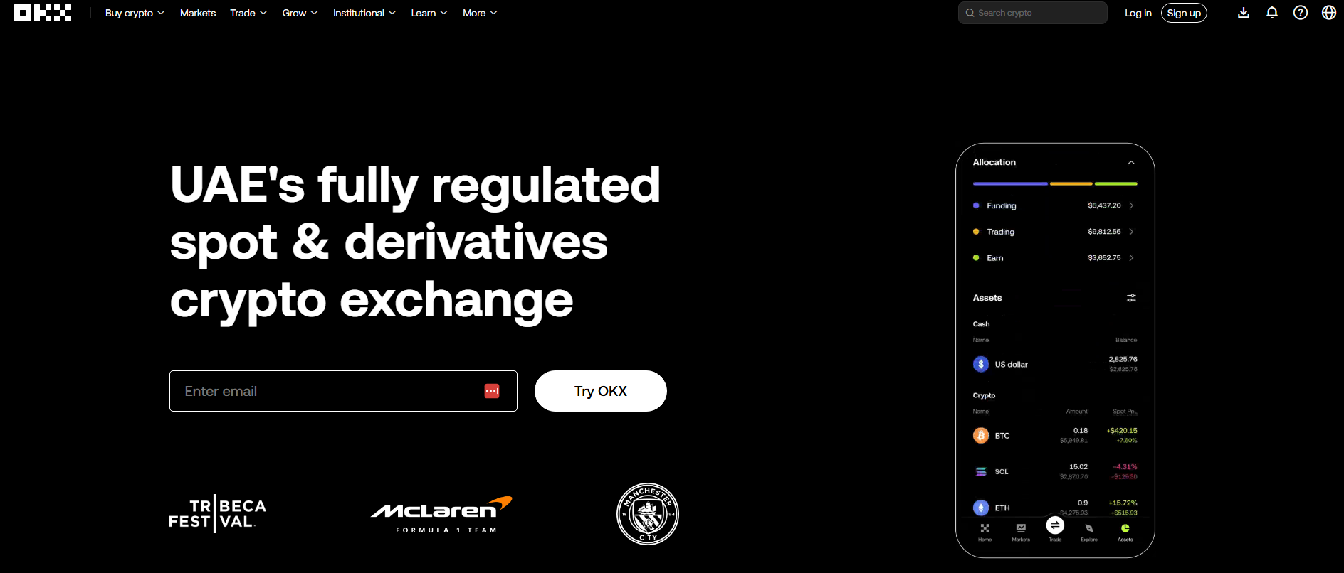 OKX - Best Crypto Exchanges in UAE