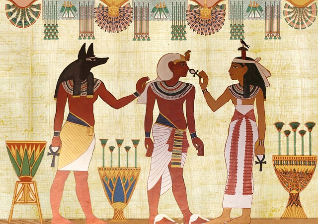egyptian, design, man