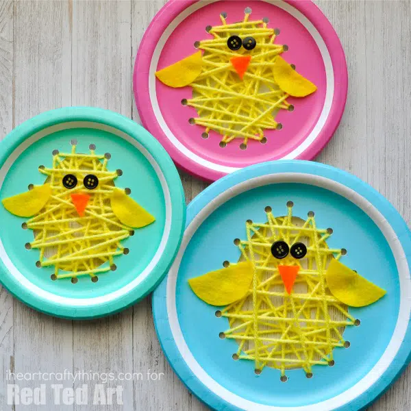Paper Plate Easter Sewing Craft | 10 Easter Crafts and Activities for Kids