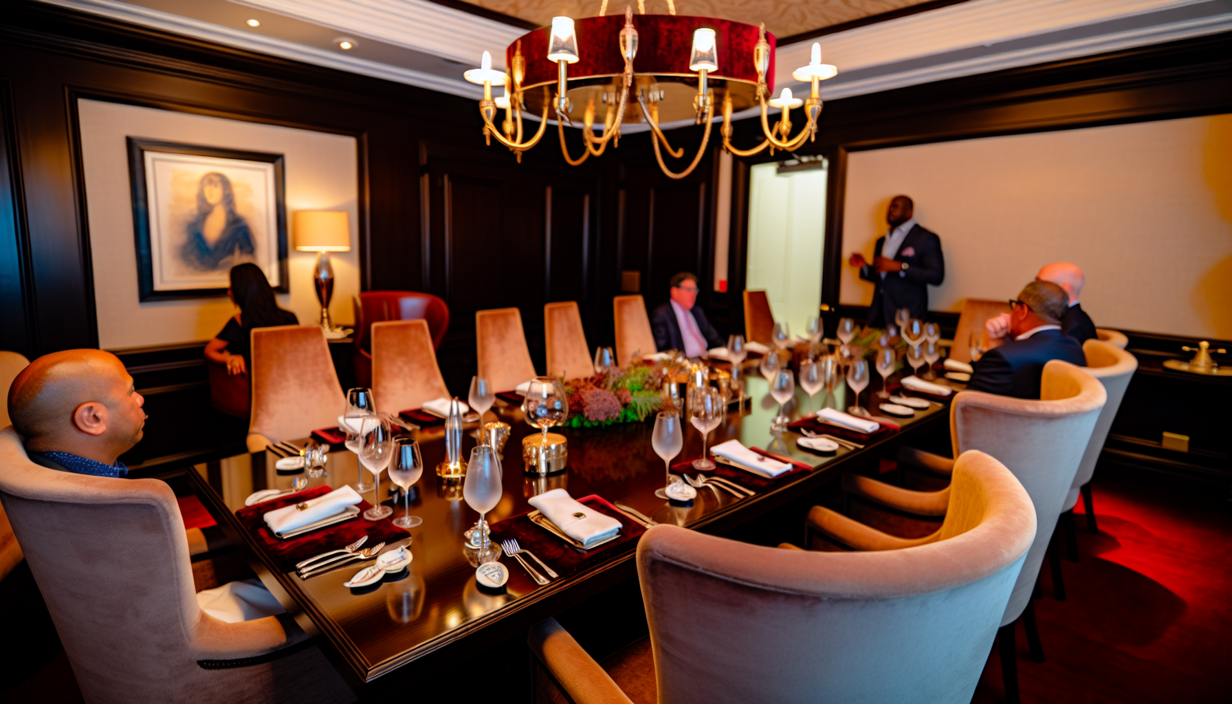 Exclusive private dining room at Morton's Ft Lauderdale