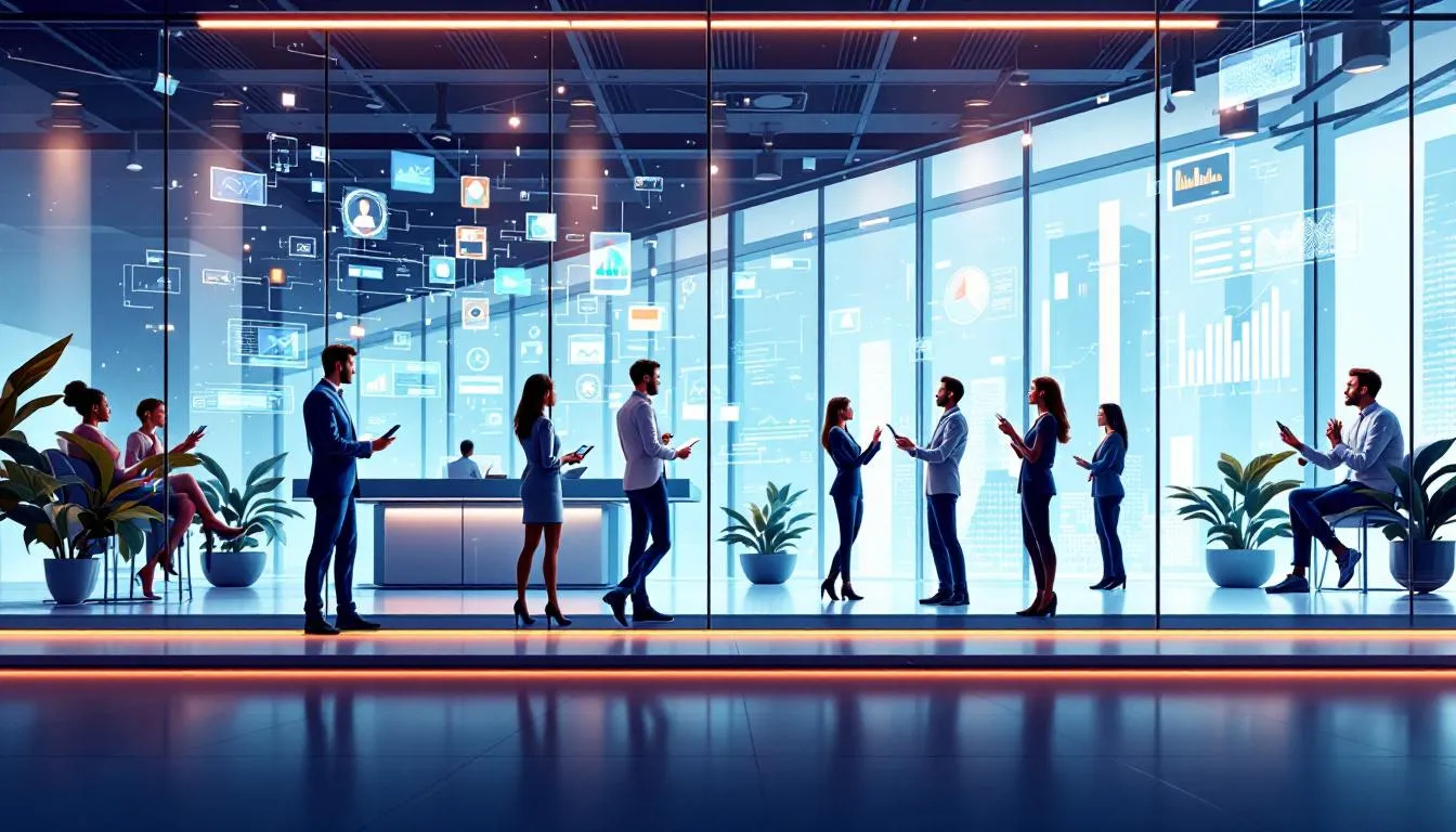 A graphic showing the advantages of AI in recruitment.