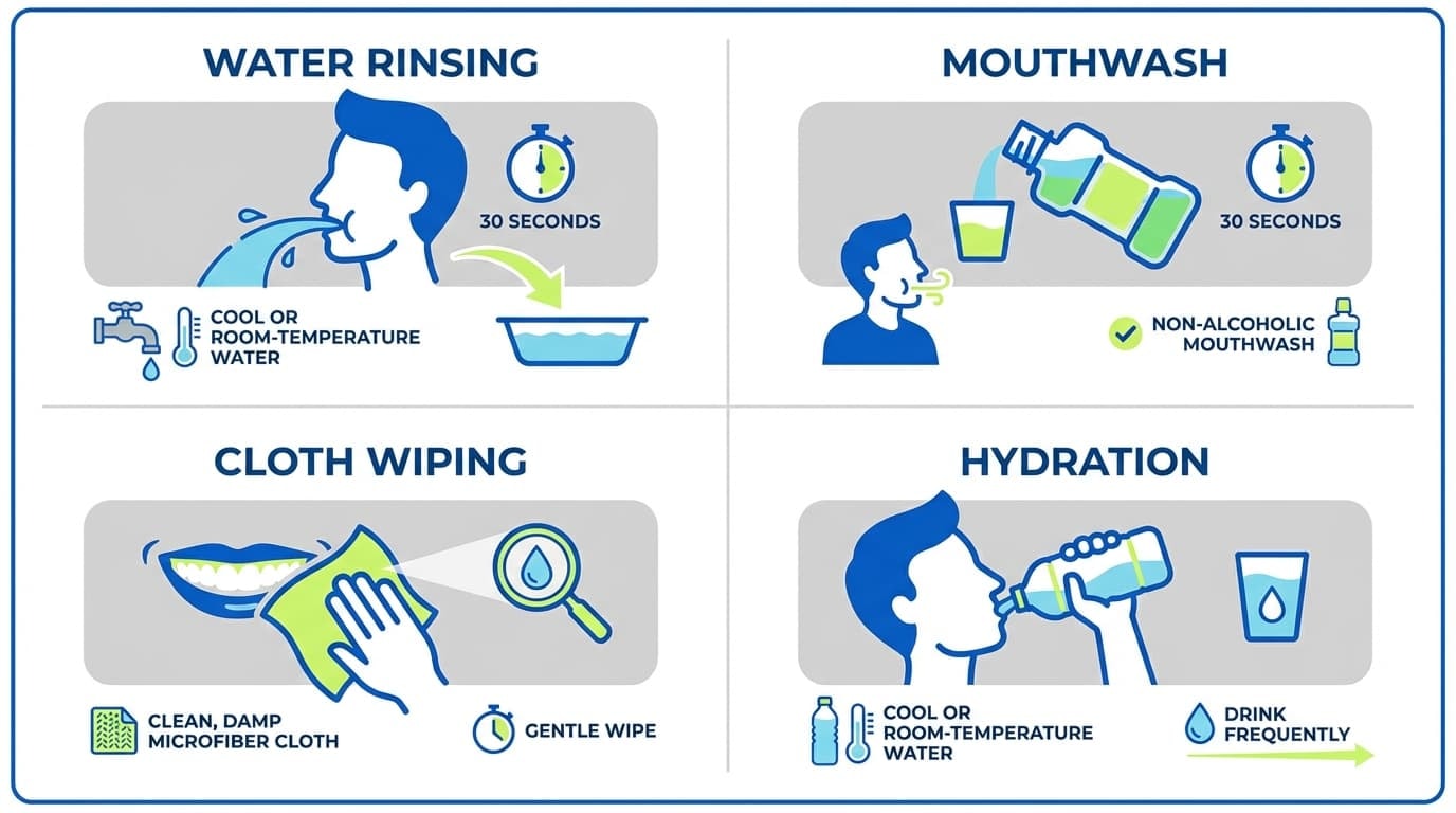 Alternatives to Brushing Immediately After Whitening Strips