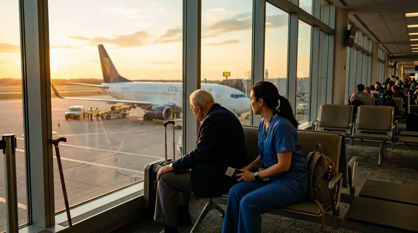 Why Embassies Want Two Matching Flight Reservations When a Medical Escort Travels