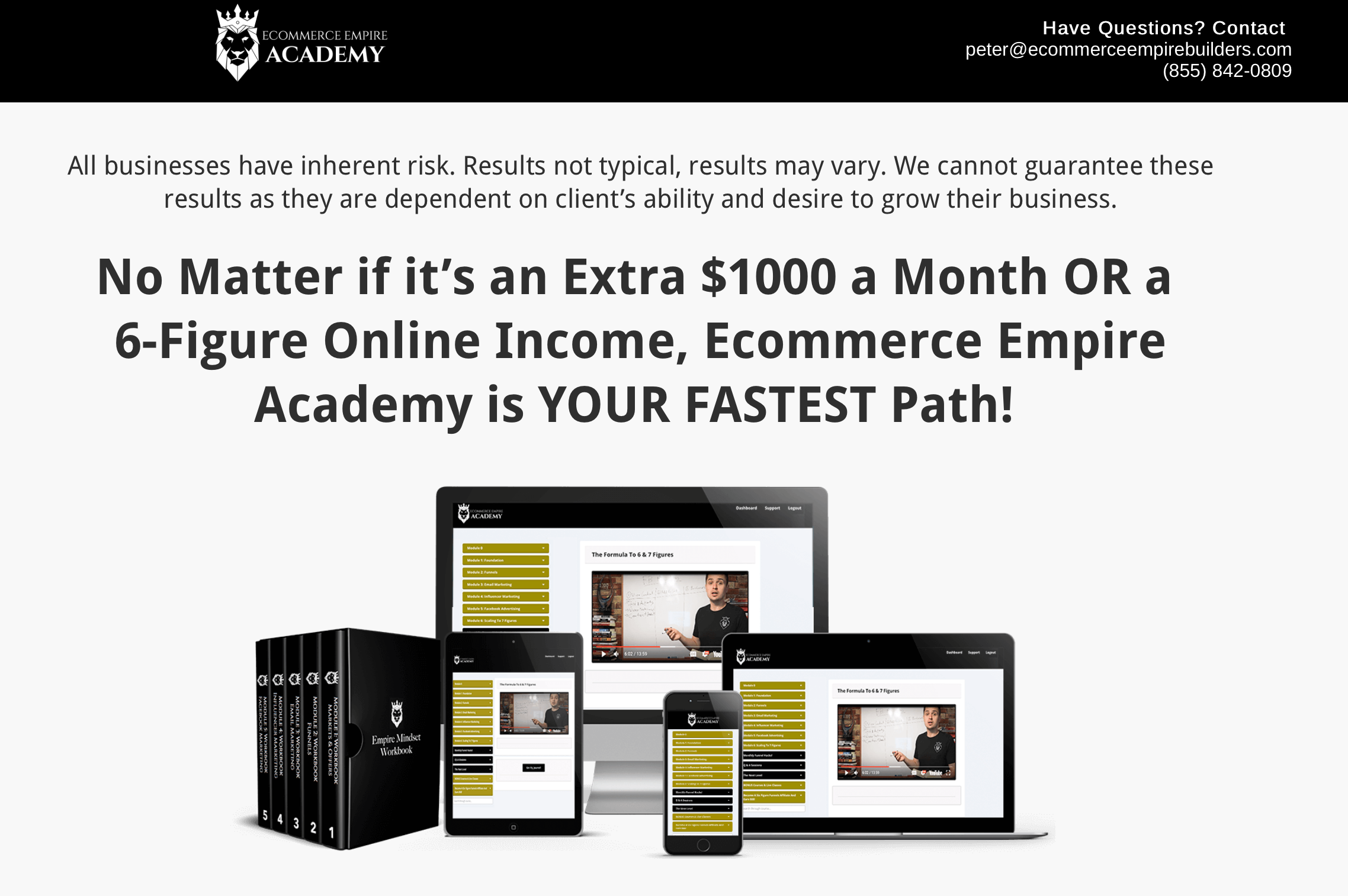 dropshipping course - ecommerce empire academy