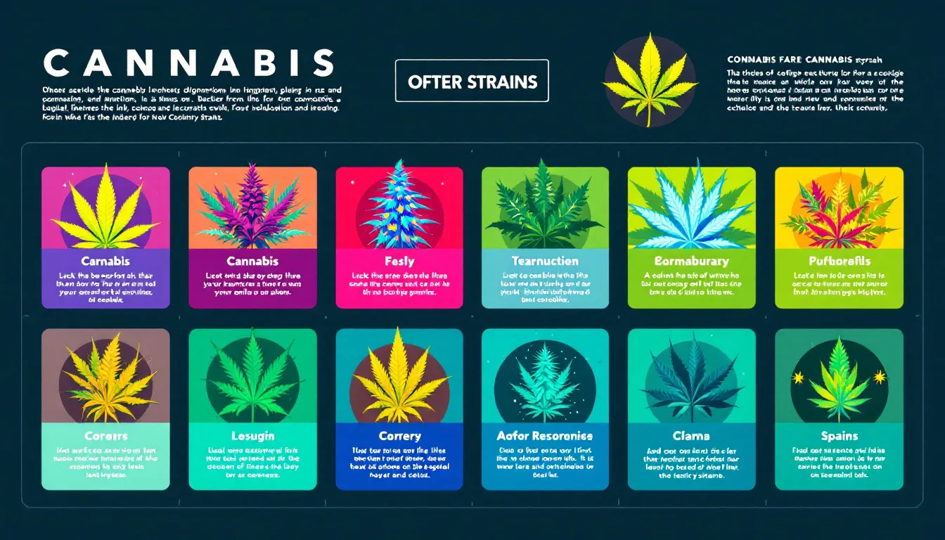 A guide to choosing the right Za strain, featuring various cannabis plants.