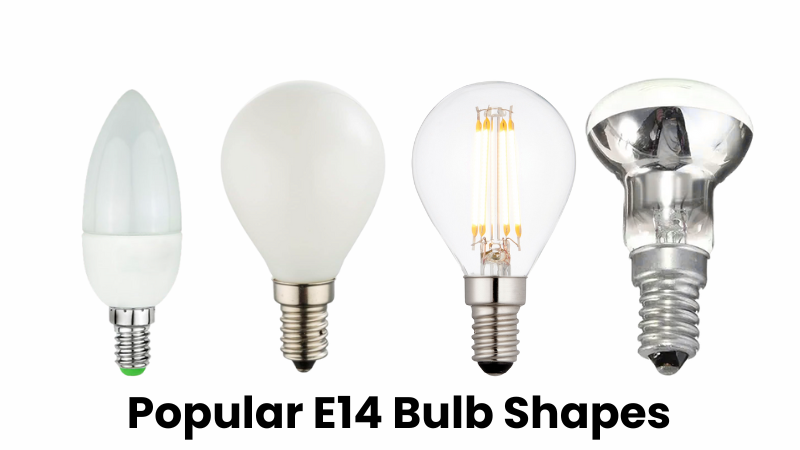 E14 bulb shapes
