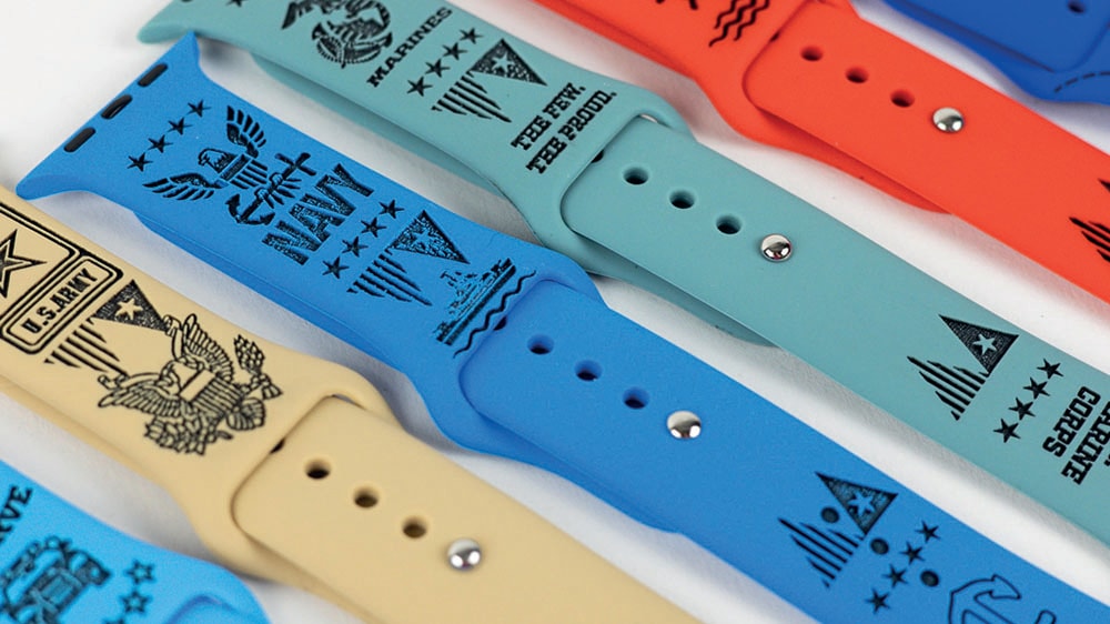 custom engraved watch bands