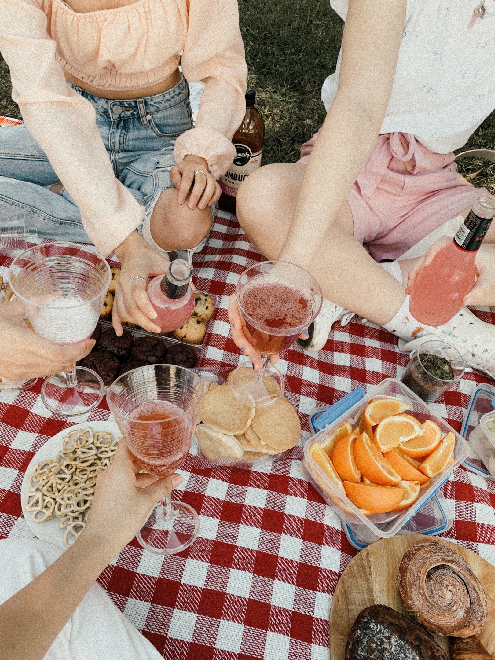 group of people at nature gettogether