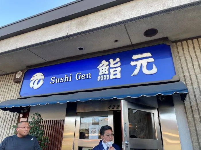 Sushi Gen in Downtown Los Angeles Street, Little Tokyo