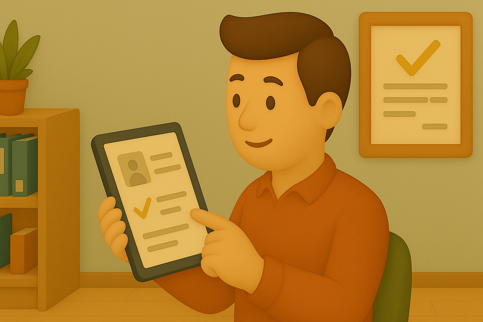 Ilustración de recopilación de datos de clientes