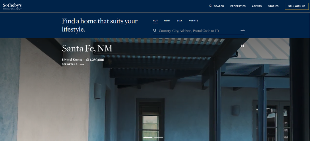 Página de Sotheby's