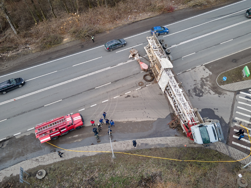 Image showing a tractor trailer accident in AL.