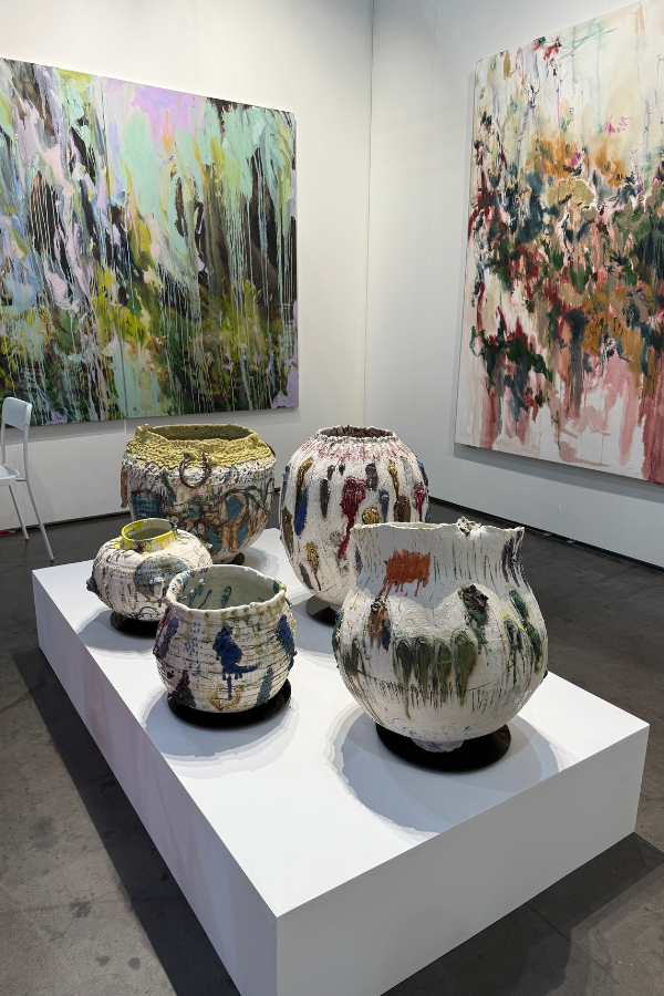 a paintings and ceramics