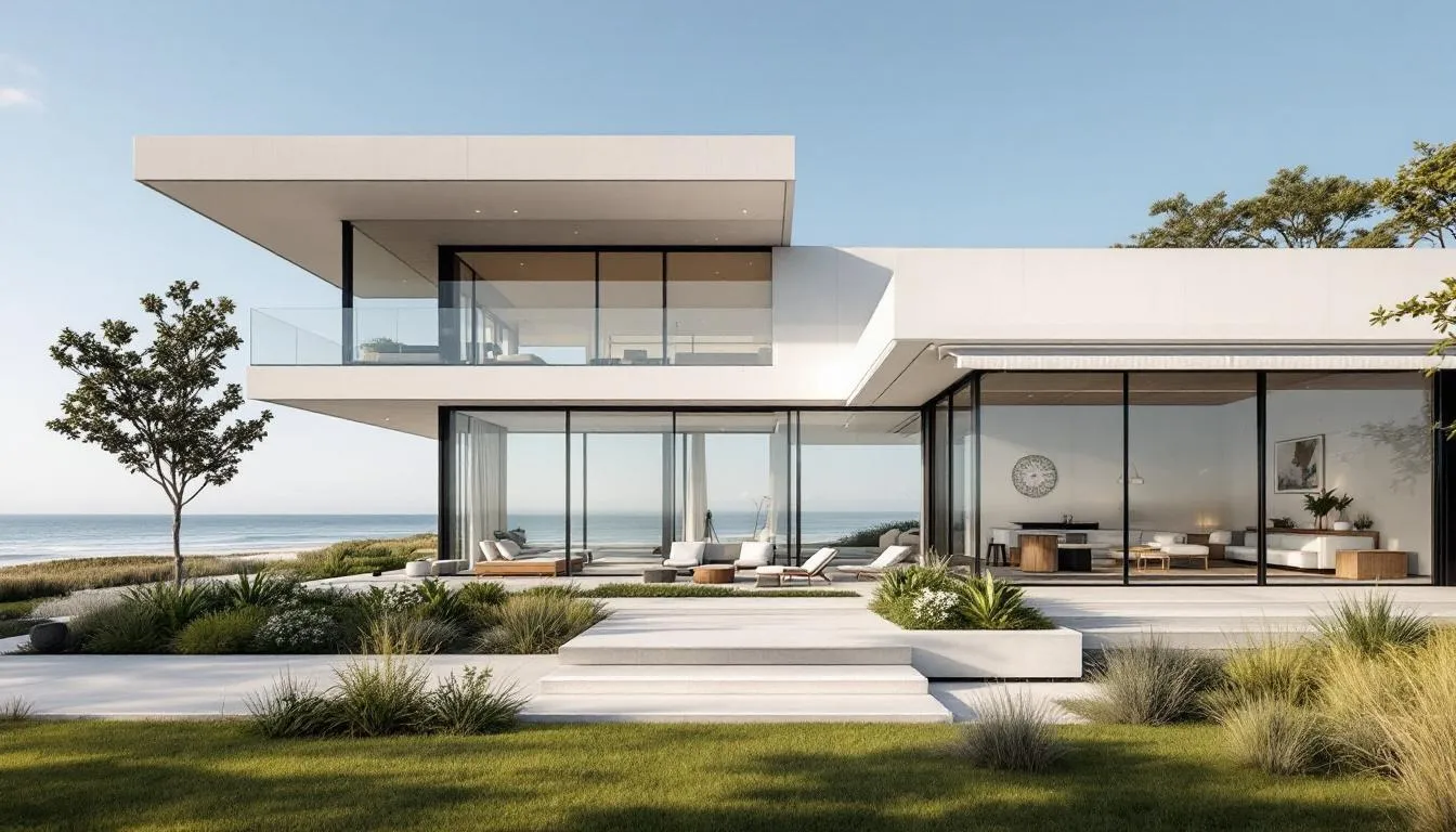A beachside home showcasing humidity smart fabrics that are mold resistant.