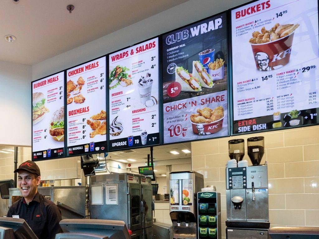 Digital Menu Board, Drive Sales, Food Menu Board, Menu Board Example, Best Menu Board Example, Menu Board Dishes, Create Your Menu Board