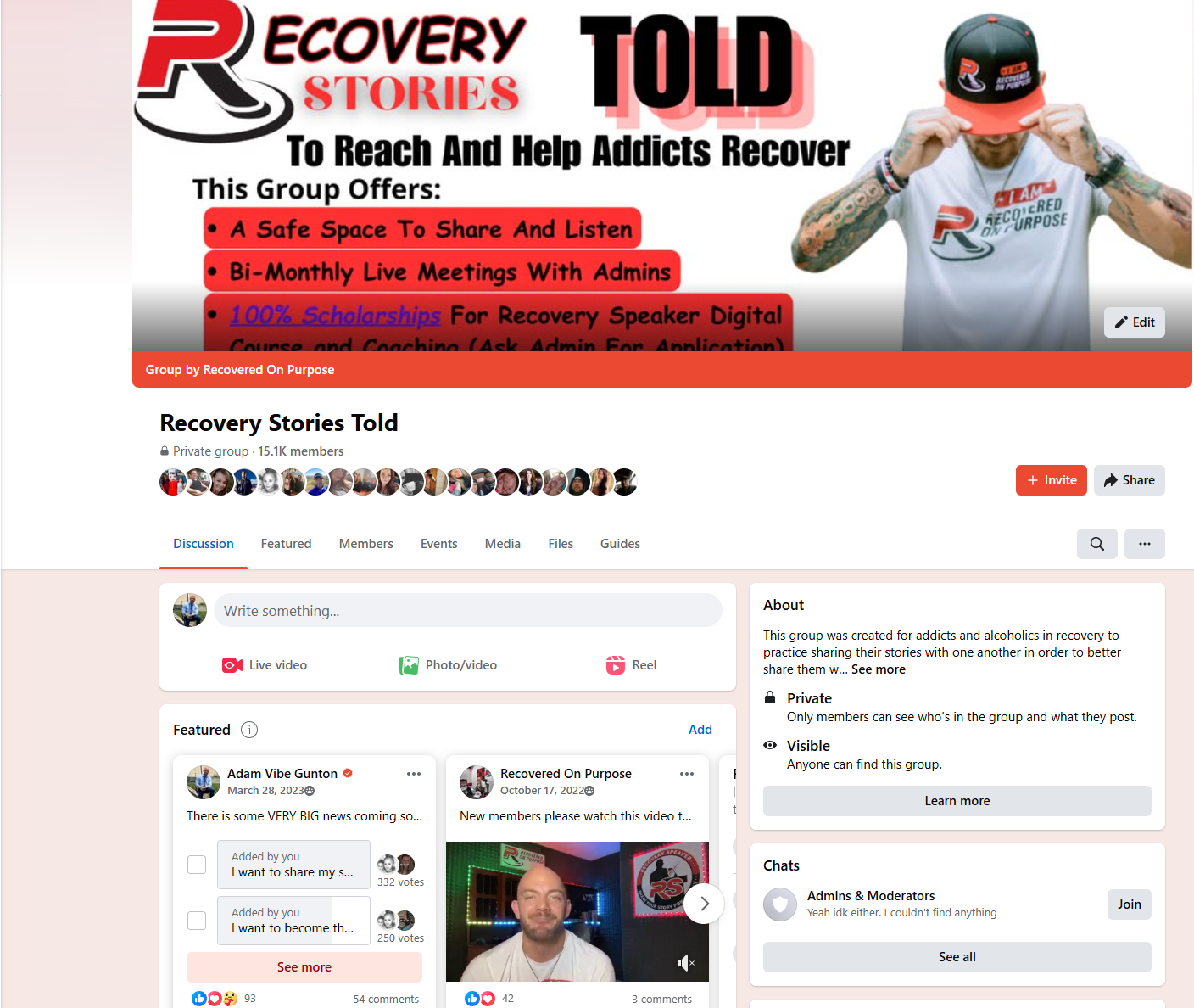 Facebook Groups For Recovery Community and Engagement