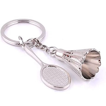 Badminton Keychain