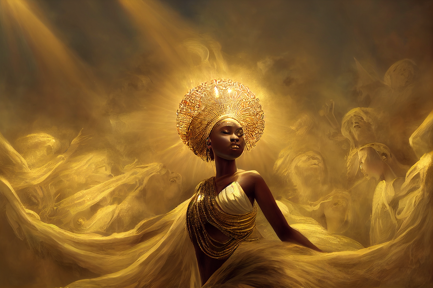 Goddess Oshun, Creation of Humankind