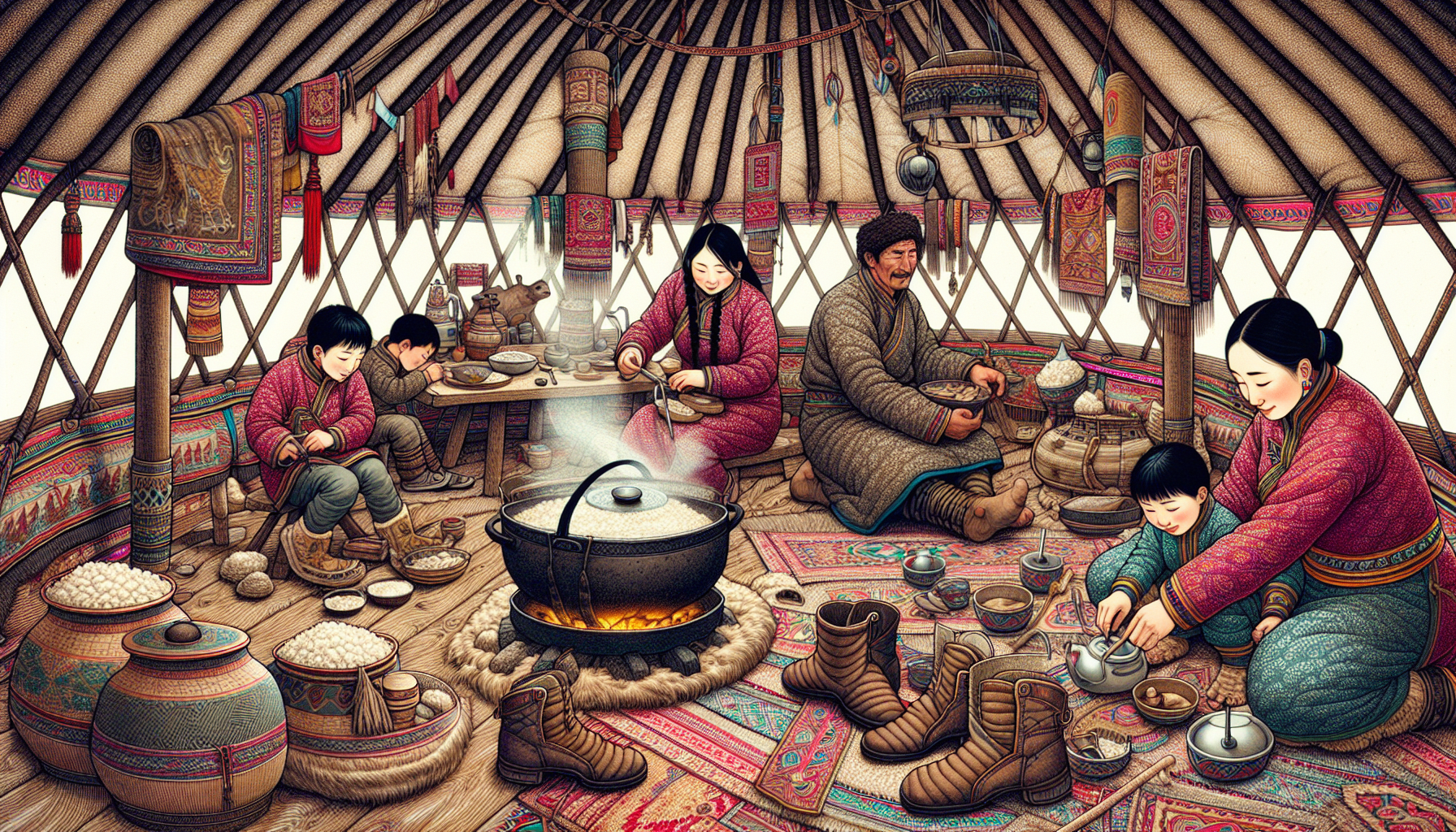 Immerse yourself in Mongolian culture with experiences like meeting nomadic families