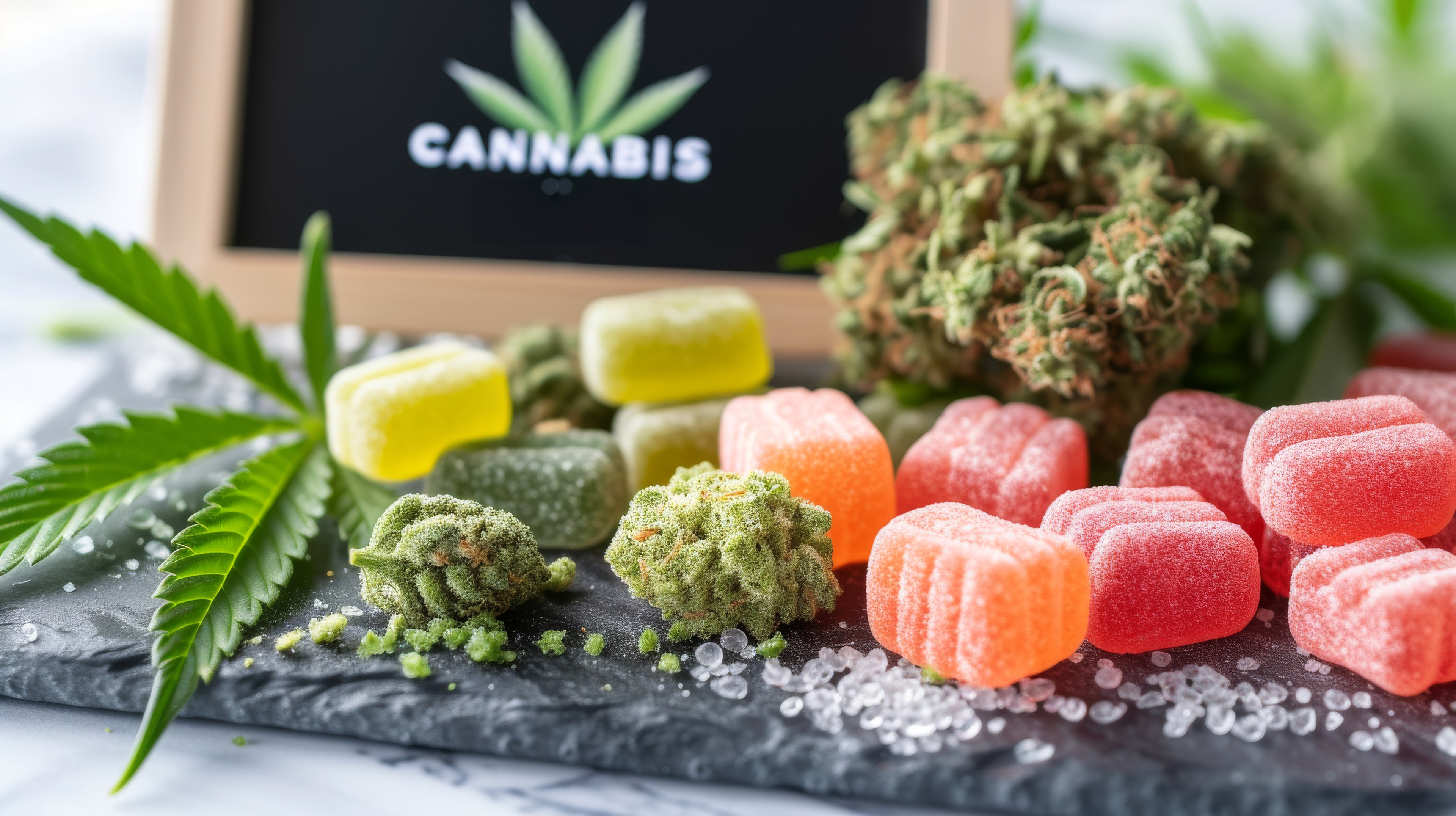 We specialize in various cannabinoid products infused with the proper mg dose. Typically, we advise people to start with a lower mg because edibles affect the metabolism different than smoking THC or CBD.