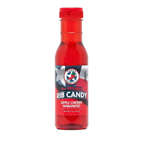 Texas Pepper Jelly Apple Cherry Habanero Rib Candy - 17oz Bottle