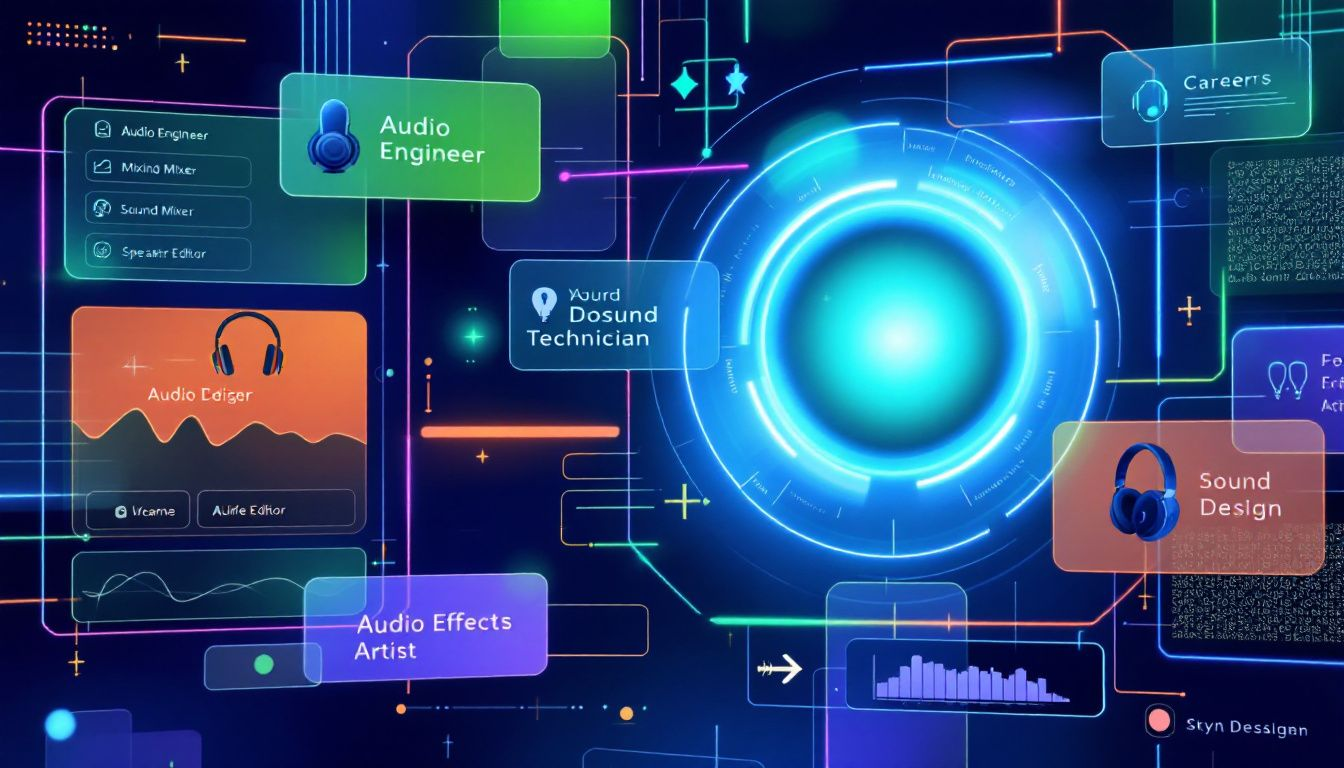 Career opportunities available after completing a sound design course.
