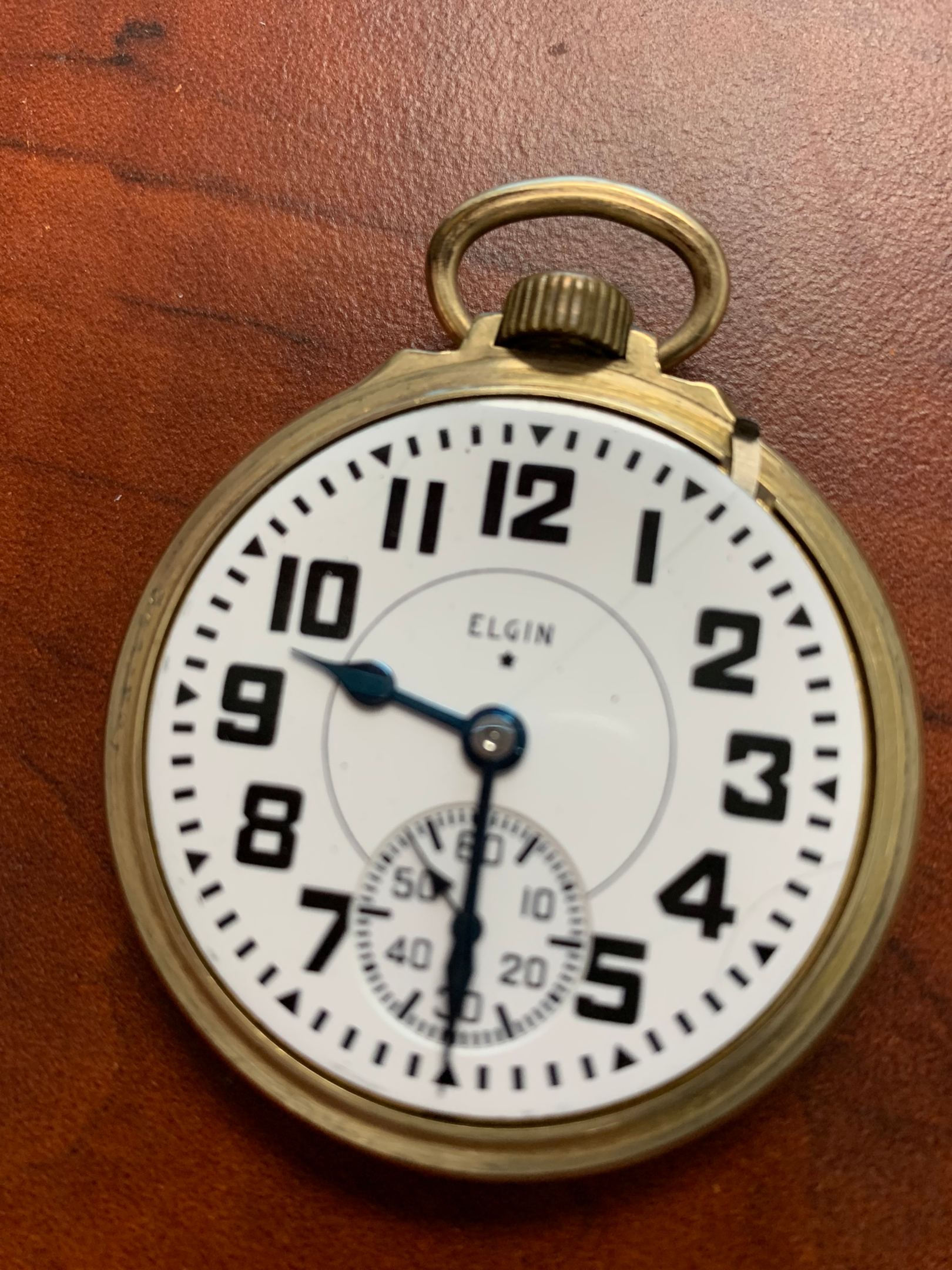 Elgin pocket best sale watch crystal replacement