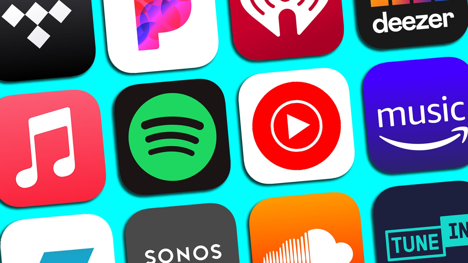 how spotify beats amaxon apple and youtube music
