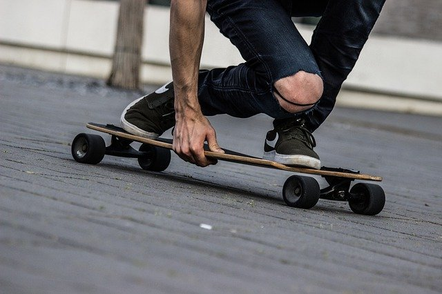 longboard, skateboard, sports