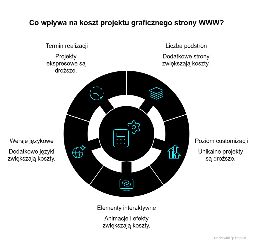Co zawiera się w cenie projektu graficznego strony internetowej?